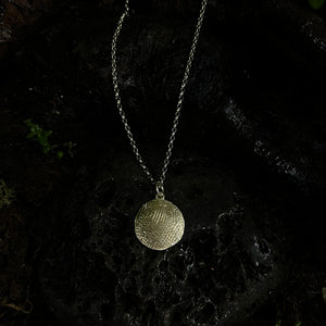 yellow gold disc, rustic disc, yellow gold disc