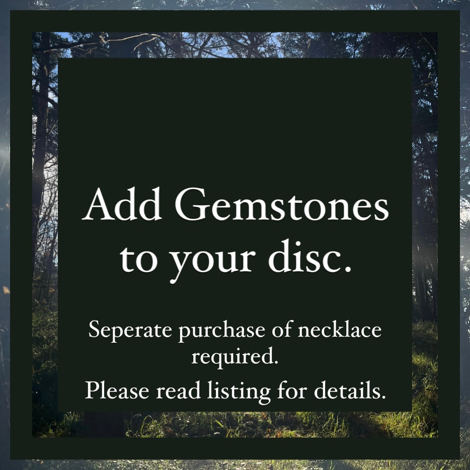 Add Gemstones to your Rustic Disc