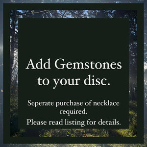 Add Gemstones to your Rustic Disc